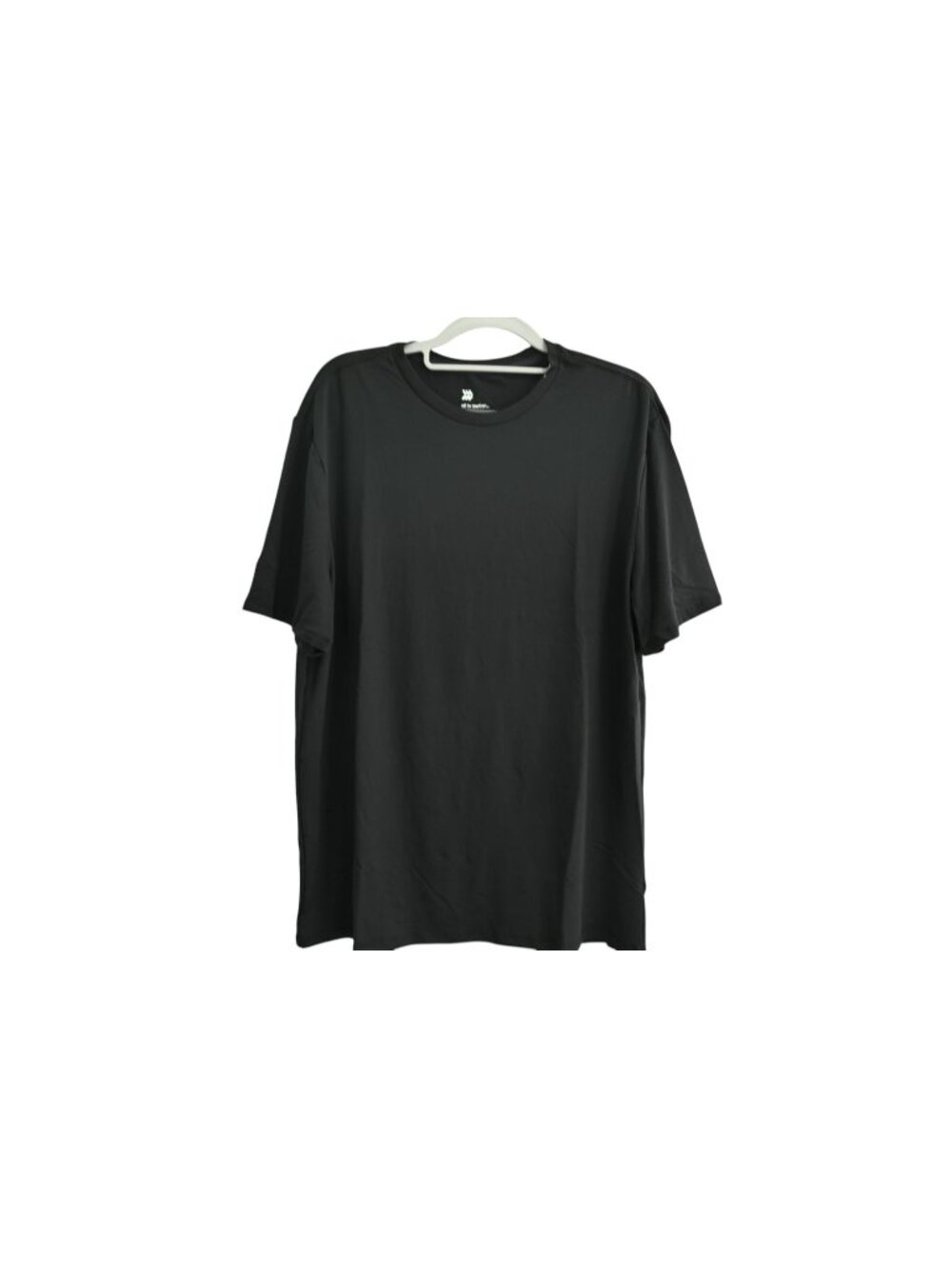 NWT All In Motion Performance Short Sleeve Relaxed Fit Shirt Sz S Black Quick Dr